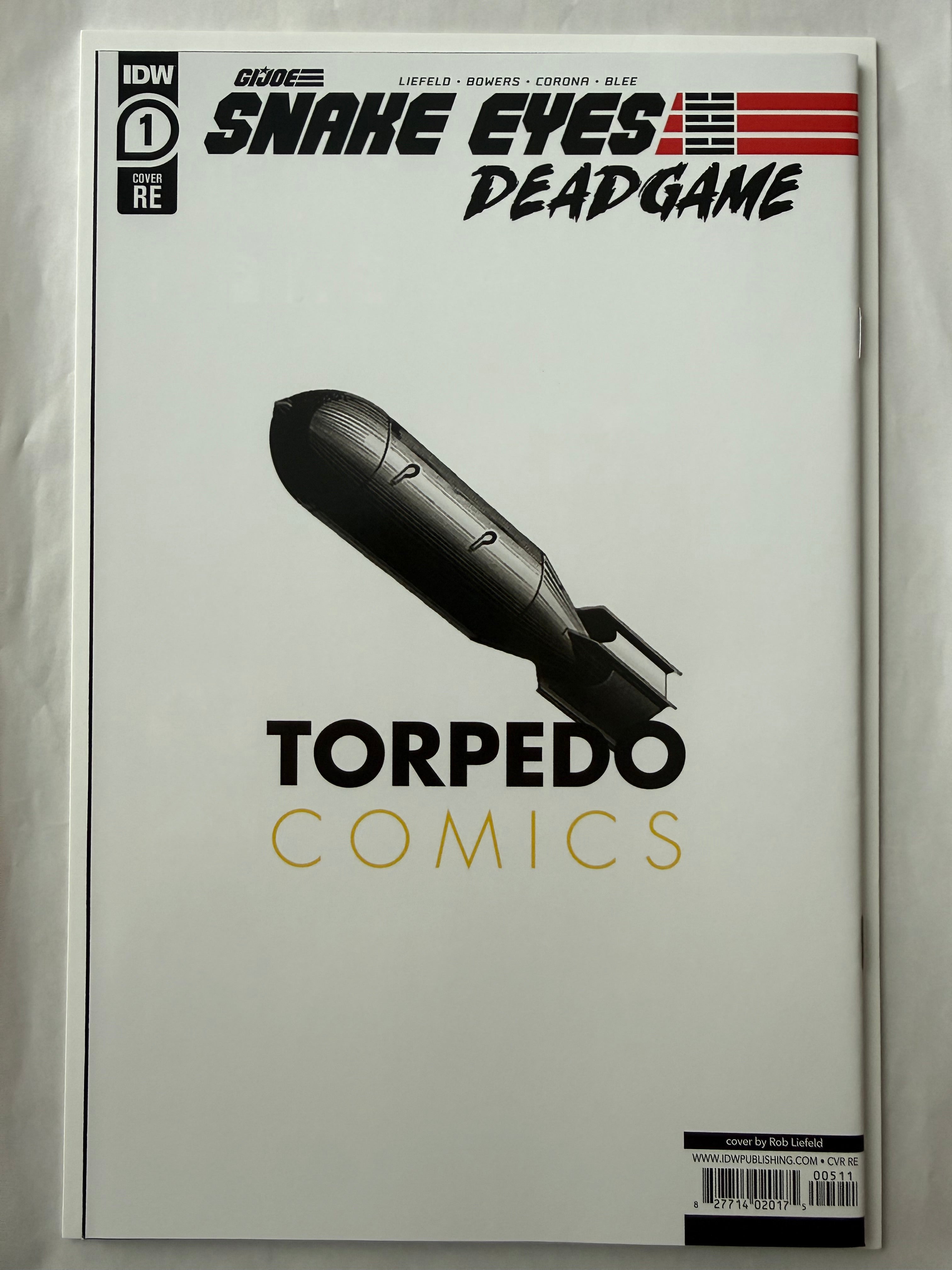 Snake Eyes Deadgame (Torpedo Comics Virgin Cover C)